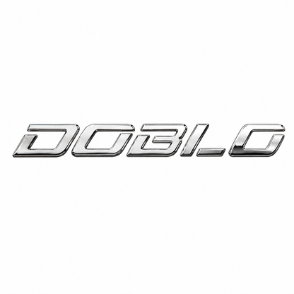 Doblo 2016-2018 model Krom Bagaj Yazısı Fiat Uyumlu