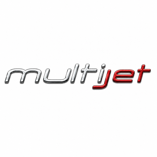 Multijet Krom Kırmızı Bagaj Yazısı Fiat Uyumlu