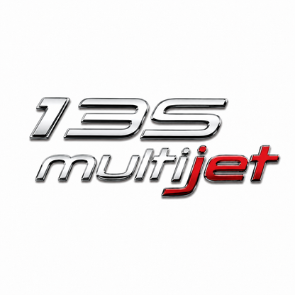 135 Multijet Krom Kırmızı Bagaj Yazısı Fiat Uyumlu