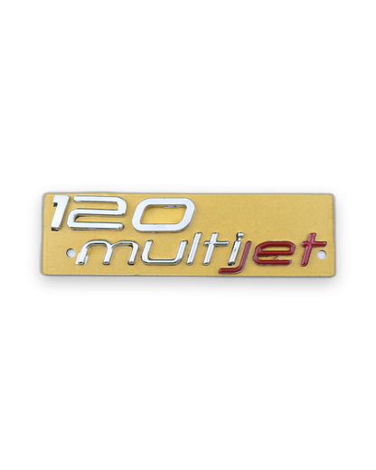 120 Multijet Krom Kırmızı Bagaj Yazısı Fiat Uyumlu
