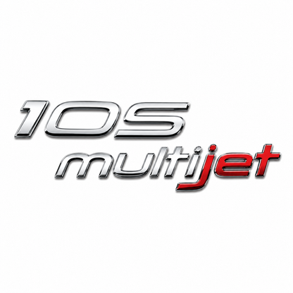 105 Multijet Krom Kırmızı Bagaj Yazısı Fiat Uyumlu