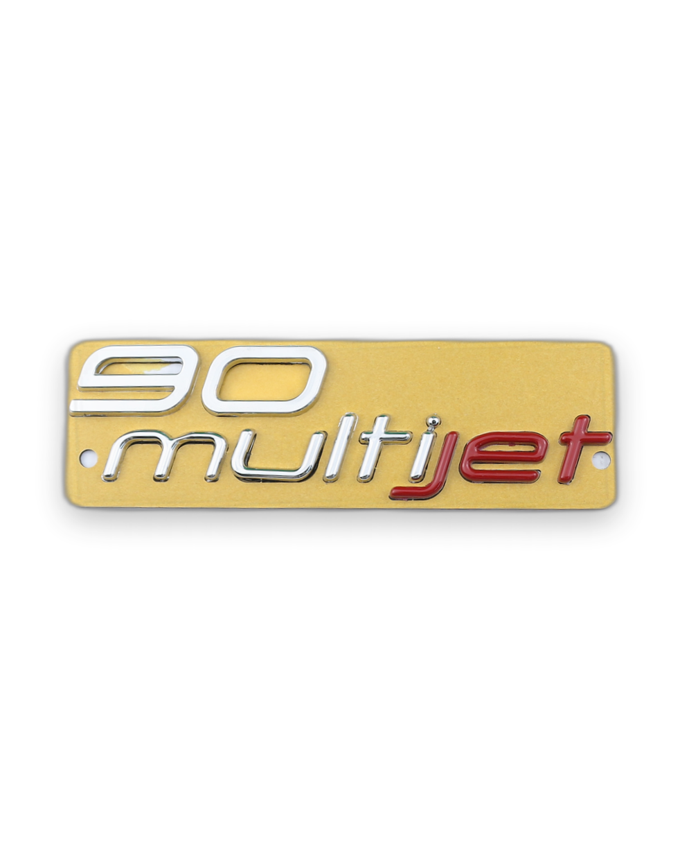 90 Multijet Krom Kırmızı Bagaj Yazısı Fiat Uyumlu