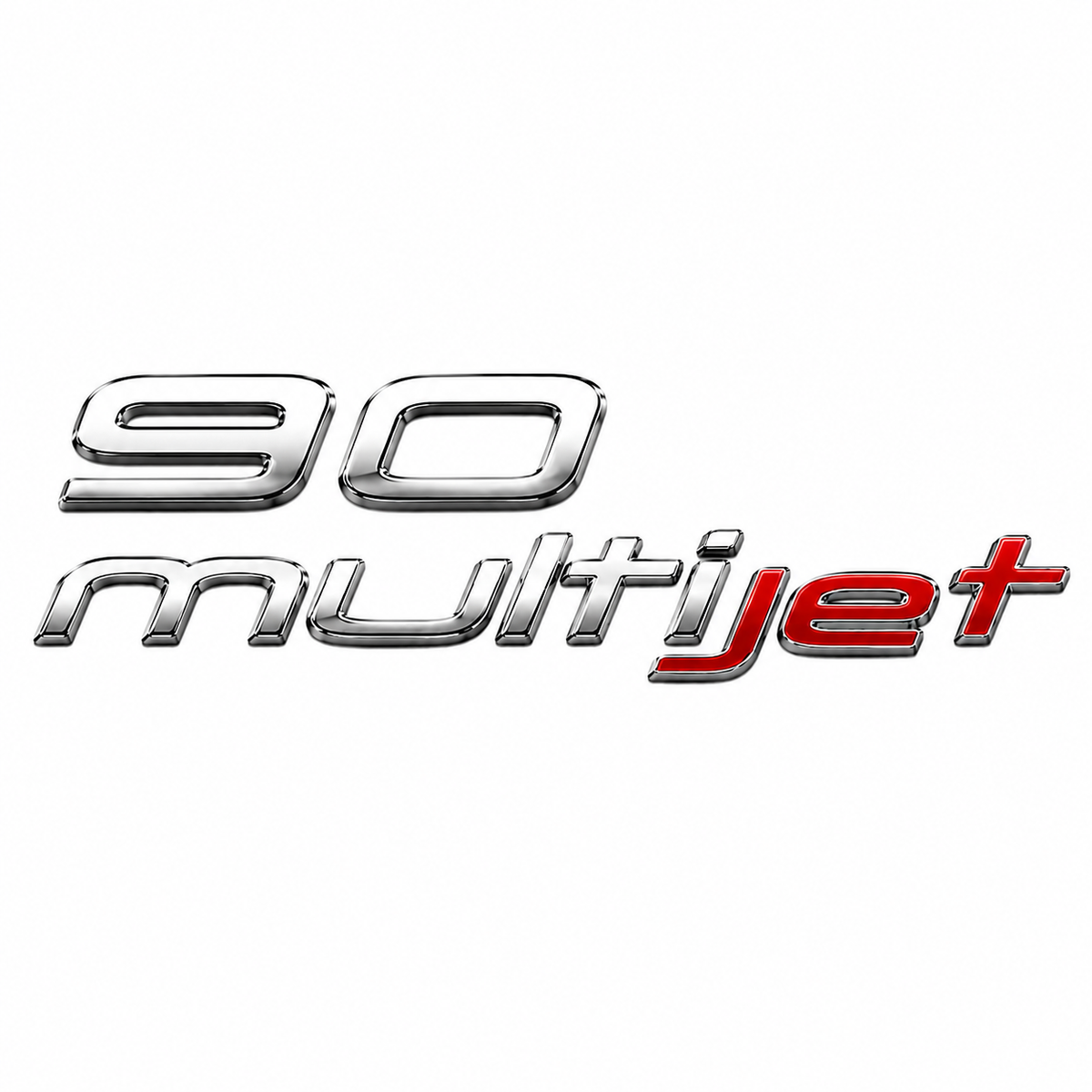 90 Multijet Krom Kırmızı Bagaj Yazısı Fiat Uyumlu