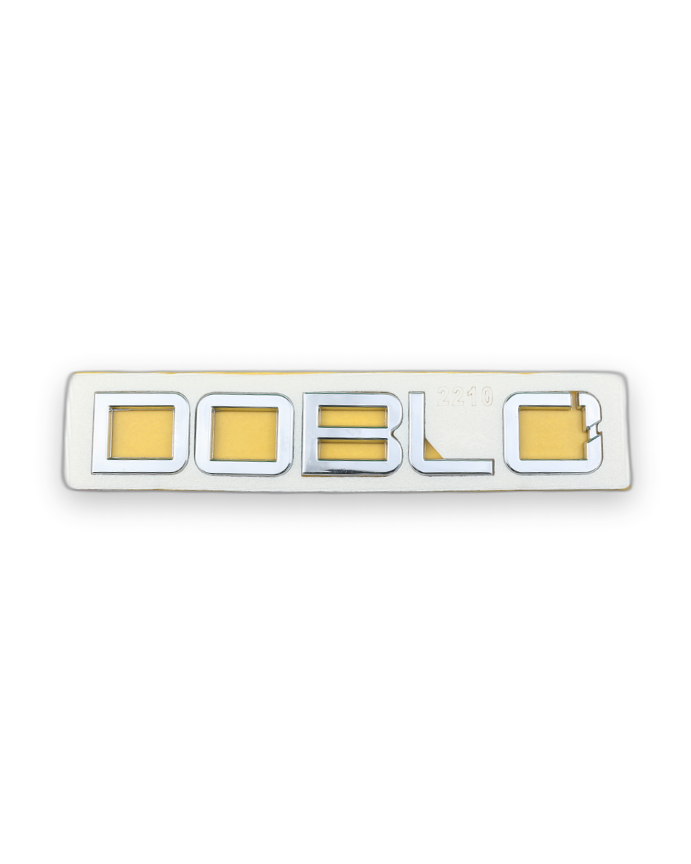 Doblo 2010 model Krom Bagaj Yazısı Fiat Uyumlu