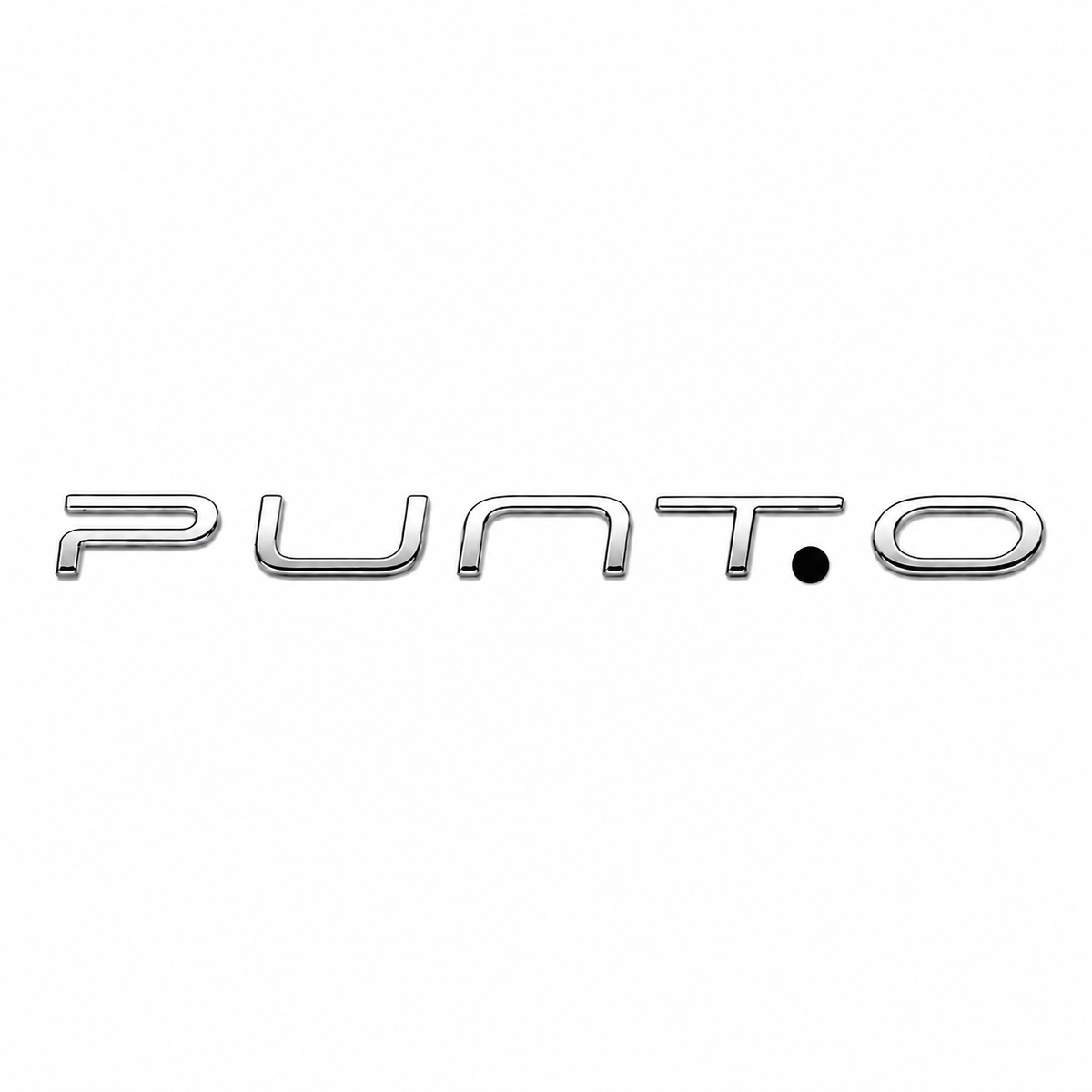 Punto Siyah Bagaj Yazısı Fiat Uyumlu