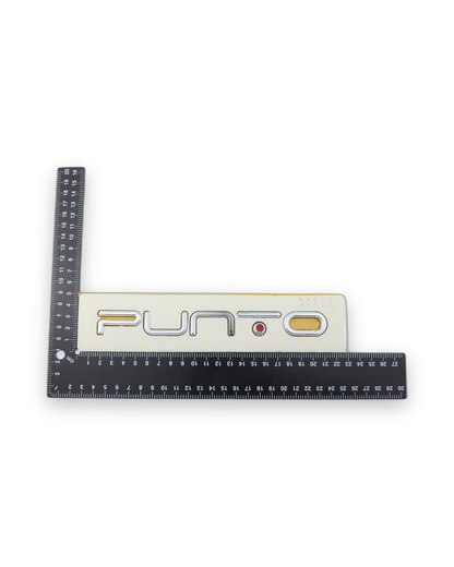 Punto 195x20 ölçü, kırmızı renk Kırmızı Bagaj Yazısı Fiat Uyumlu