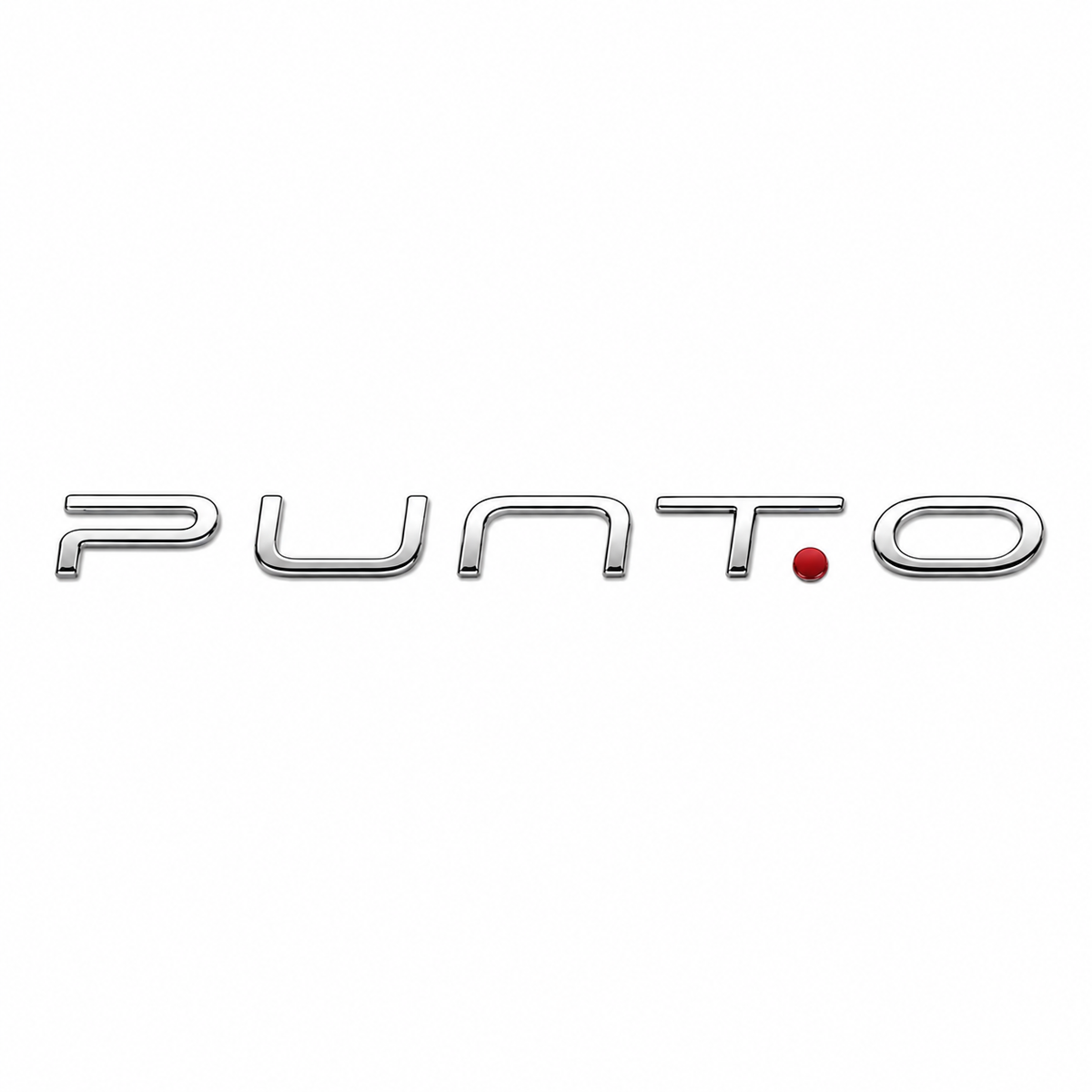 Punto 195x20 ölçü, kırmızı renk Kırmızı Bagaj Yazısı Fiat Uyumlu