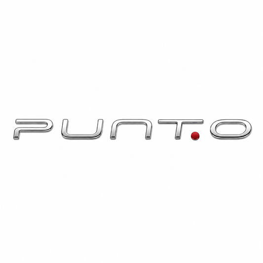 Punto 195x20 ölçü, kırmızı renk Kırmızı Bagaj Yazısı Fiat Uyumlu
