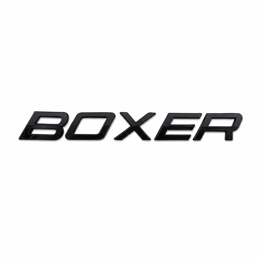 Boxer Siyah Bagaj Yazısı Fiat Uyumlu