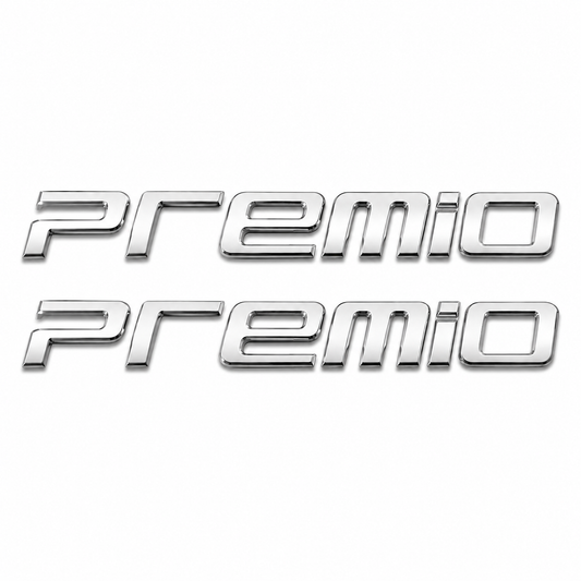 Premio Küçük, 2’li set Krom Çamurluk Yazısı Fiat Uyumlu