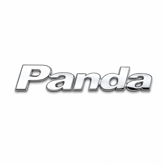 Panda Krom Bagaj Yazısı Fiat Uyumlu