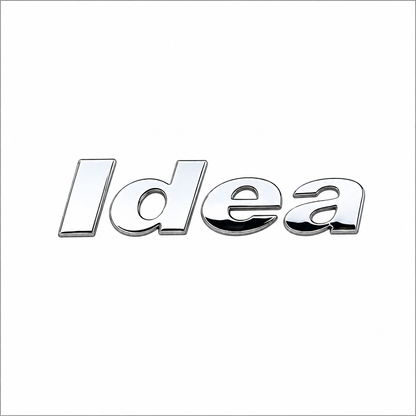 Idea Krom Bagaj Yazısı Fiat Uyumlu