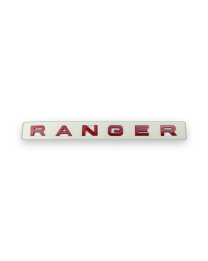 Ranger Kırmızı Bagaj Yazısı Ford Uyumlu