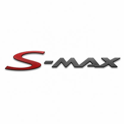 S-MAX Krom Kırmızı Bagaj Yazısı Ford Uyumlu
