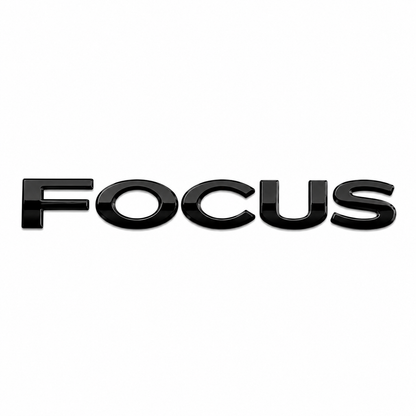 Focus 2004-2011 Ford Focus model yazısı Siyah Bagaj Yazısı Ford Uyumlu
