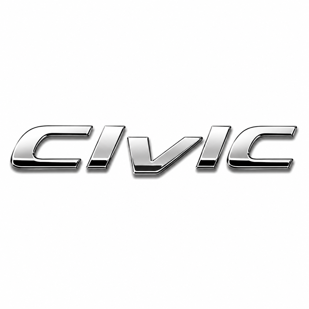 Civic 2007-2012 Krom Bagaj Yazısı Honda Uyumlu