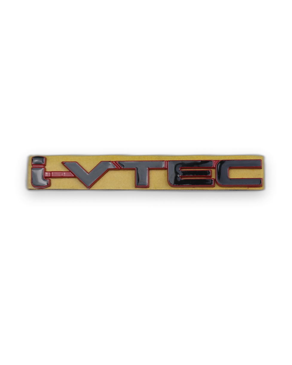 i-VTEC Siyah Kırmızı Bagaj Yazısı Honda Uyumlu