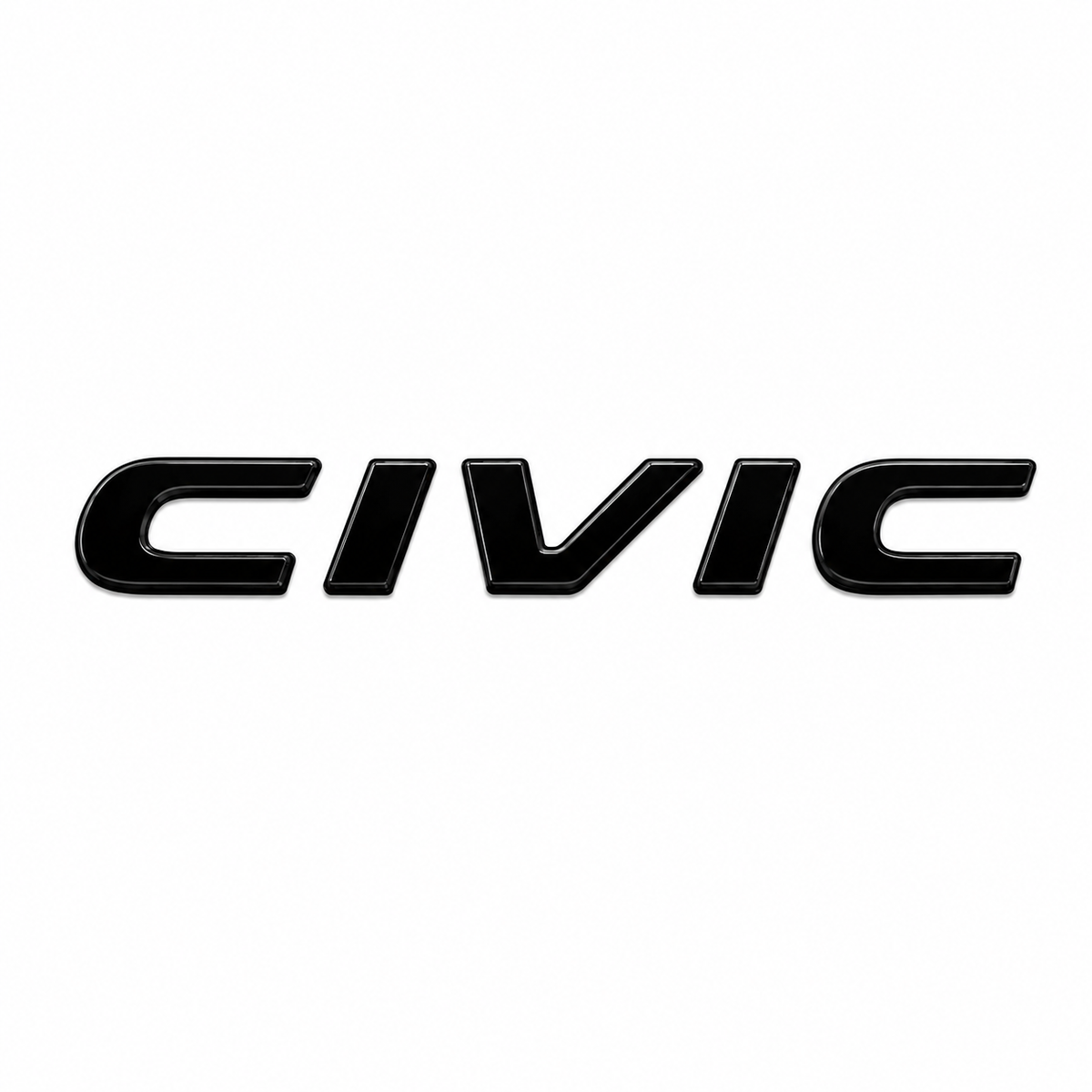 Civic Birleşik Uzun, 2007-2012 Siyah Bagaj Yazısı Honda Uyumlu