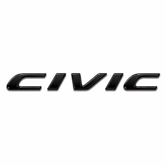 Civic Parçalı Siyah Bagaj Yazısı Honda Uyumlu