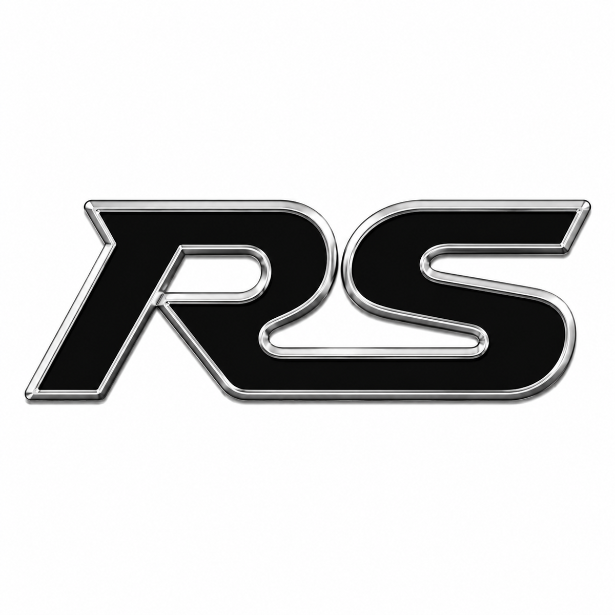 RS Honda için RS yazısı Siyah Krom Bagaj Yazısı Honda Uyumlu