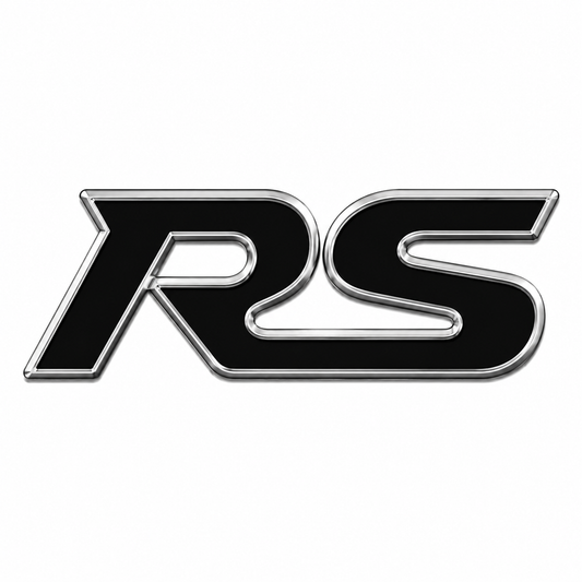 RS Honda için RS yazısı Siyah Krom Bagaj Yazısı Honda Uyumlu