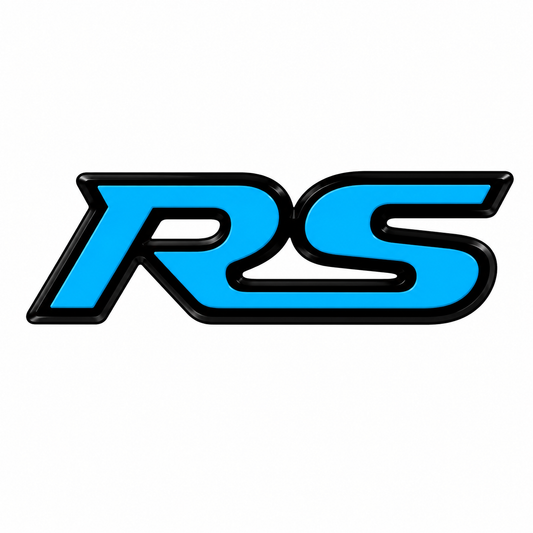 RS Honda RS yazısı Siyah Mavi Bagaj Yazısı Honda Uyumlu