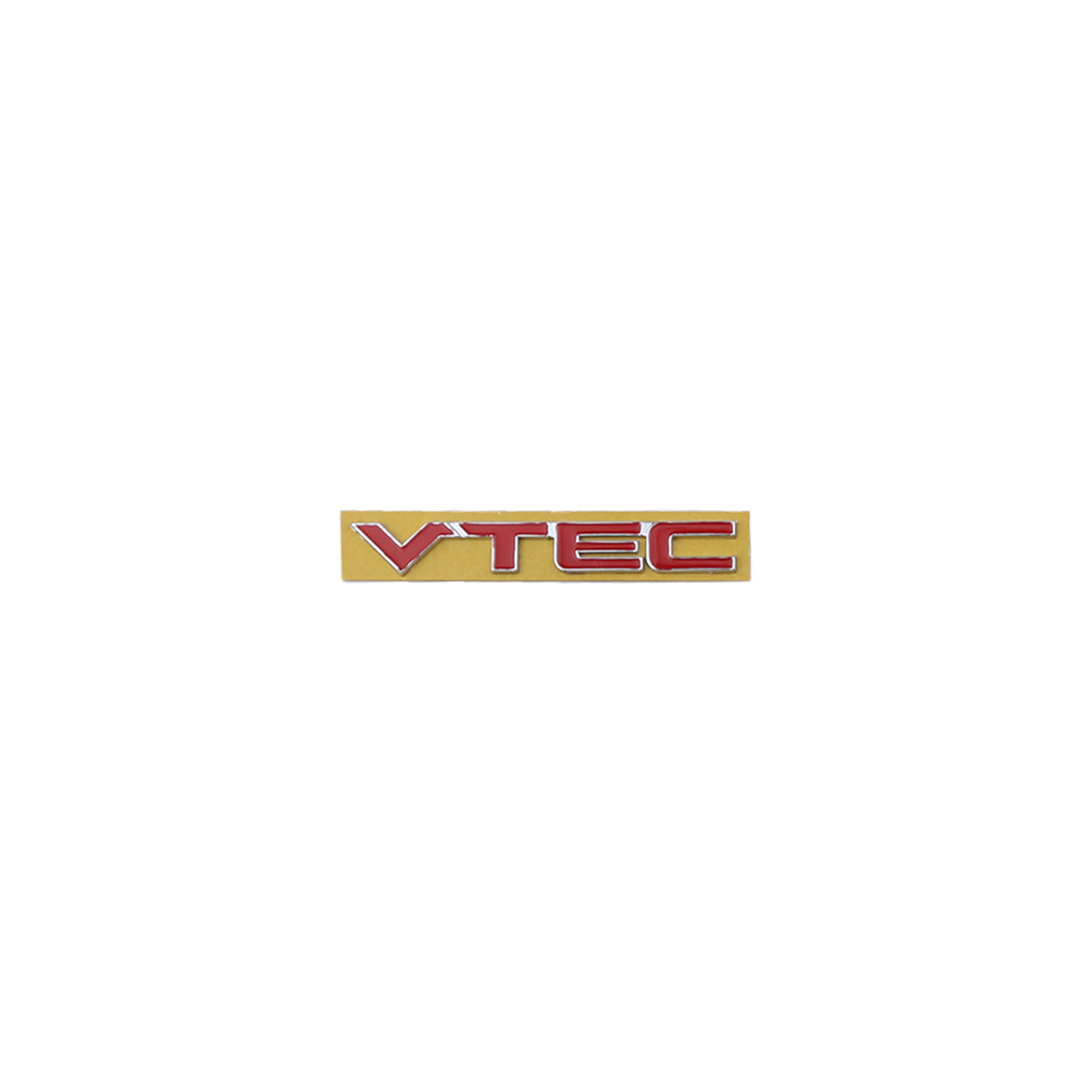 VTEC YAZI Krom Kırmızı Bagaj Yazısı Honda Uyumlu