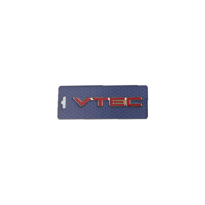 VTEC YAZI Krom Kırmızı Bagaj Yazısı Honda Uyumlu
