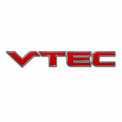 VTEC YAZI Krom Kırmızı Bagaj Yazısı Honda Uyumlu