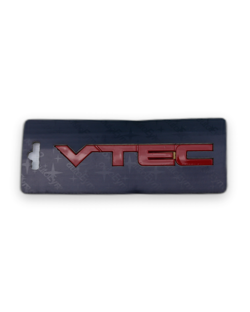 VTEC Kırmızı Bagaj Yazısı Honda Uyumlu
