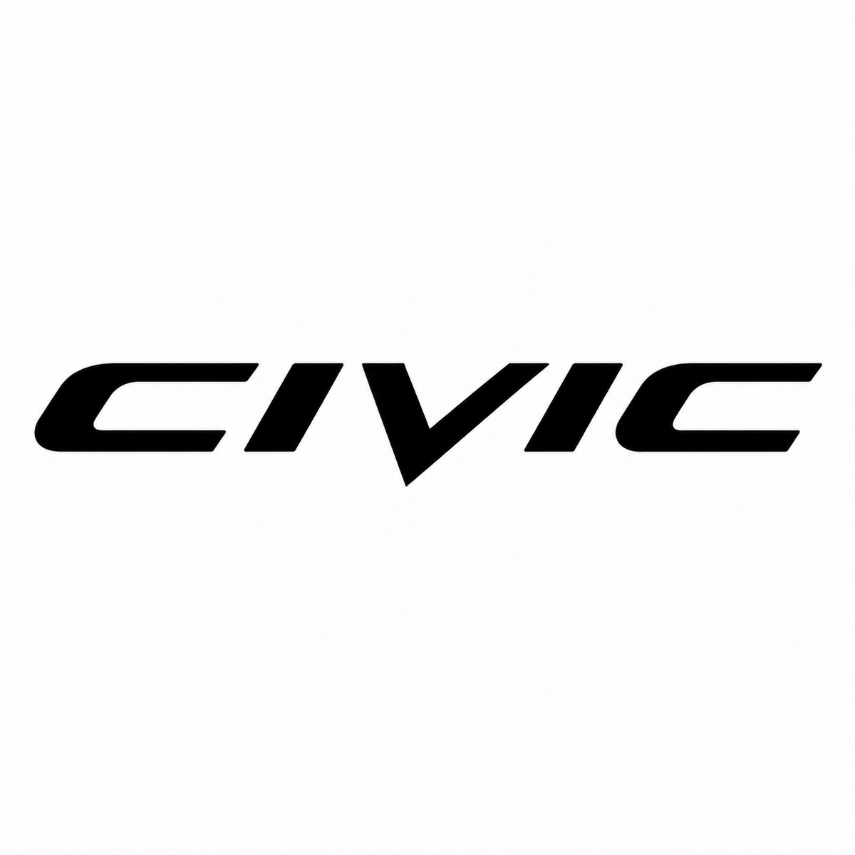 i-VTEC 2001-2006 Siyah Bagaj Yazısı Honda Uyumlu