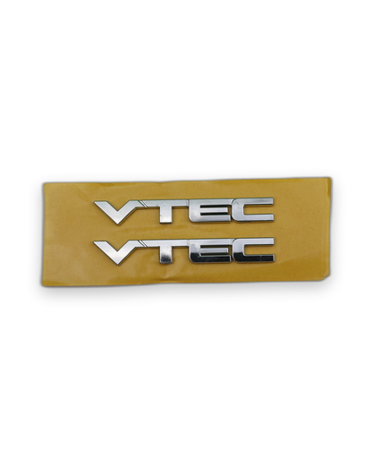 VTEC 2'li set Krom Çamurluk Yazısı Honda Uyumlu