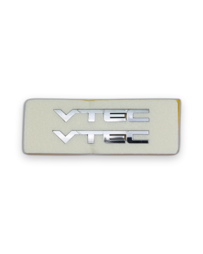 VTEC 2'li set Krom Çamurluk Yazısı Honda Uyumlu