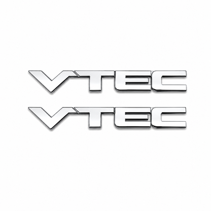 VTEC 2'li set Krom Çamurluk Yazısı Honda Uyumlu