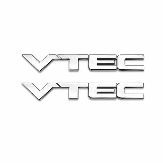VTEC 2'li set Krom Çamurluk Yazısı Honda Uyumlu