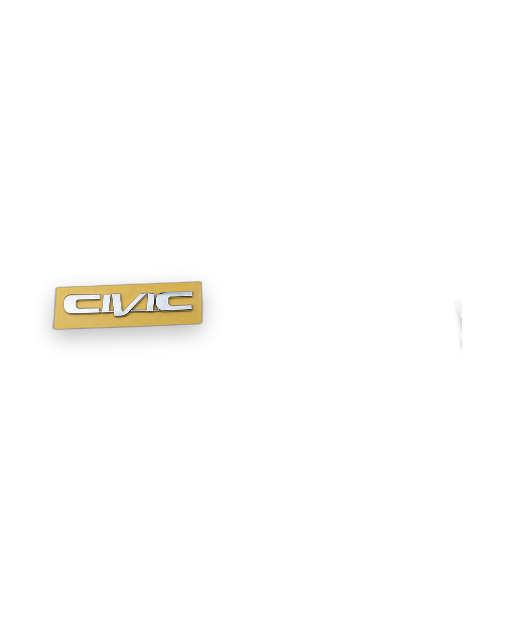 Civic Krom Bagaj Yazısı Honda Uyumlu