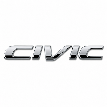 Civic Krom Bagaj Yazısı Honda Uyumlu