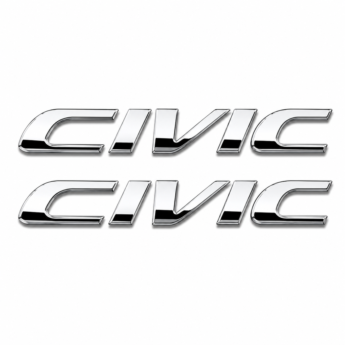 Civic Küçük Krom Çamurluk Yazısı Honda Uyumlu