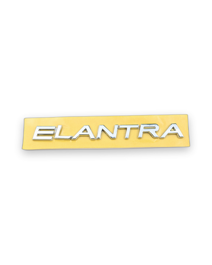 Elantra Krom Bagaj Yazısı Hyundai Uyumlu
