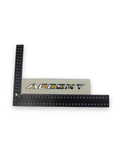 Accent 2011-2019 Krom Bagaj Yazısı Hyundai Uyumlu