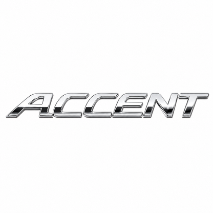 Accent 2011-2019 Krom Bagaj Yazısı Hyundai Uyumlu