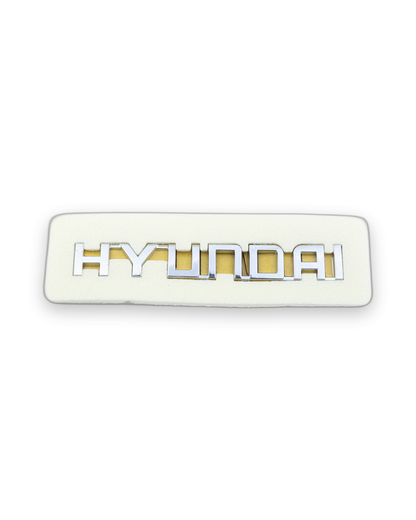 Hyundai Büyük, 2006-2010 Krom Bagaj Yazısı Hyundai Uyumlu