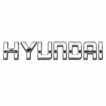 Hyundai Büyük, 2006-2010 Krom Bagaj Yazısı Hyundai Uyumlu