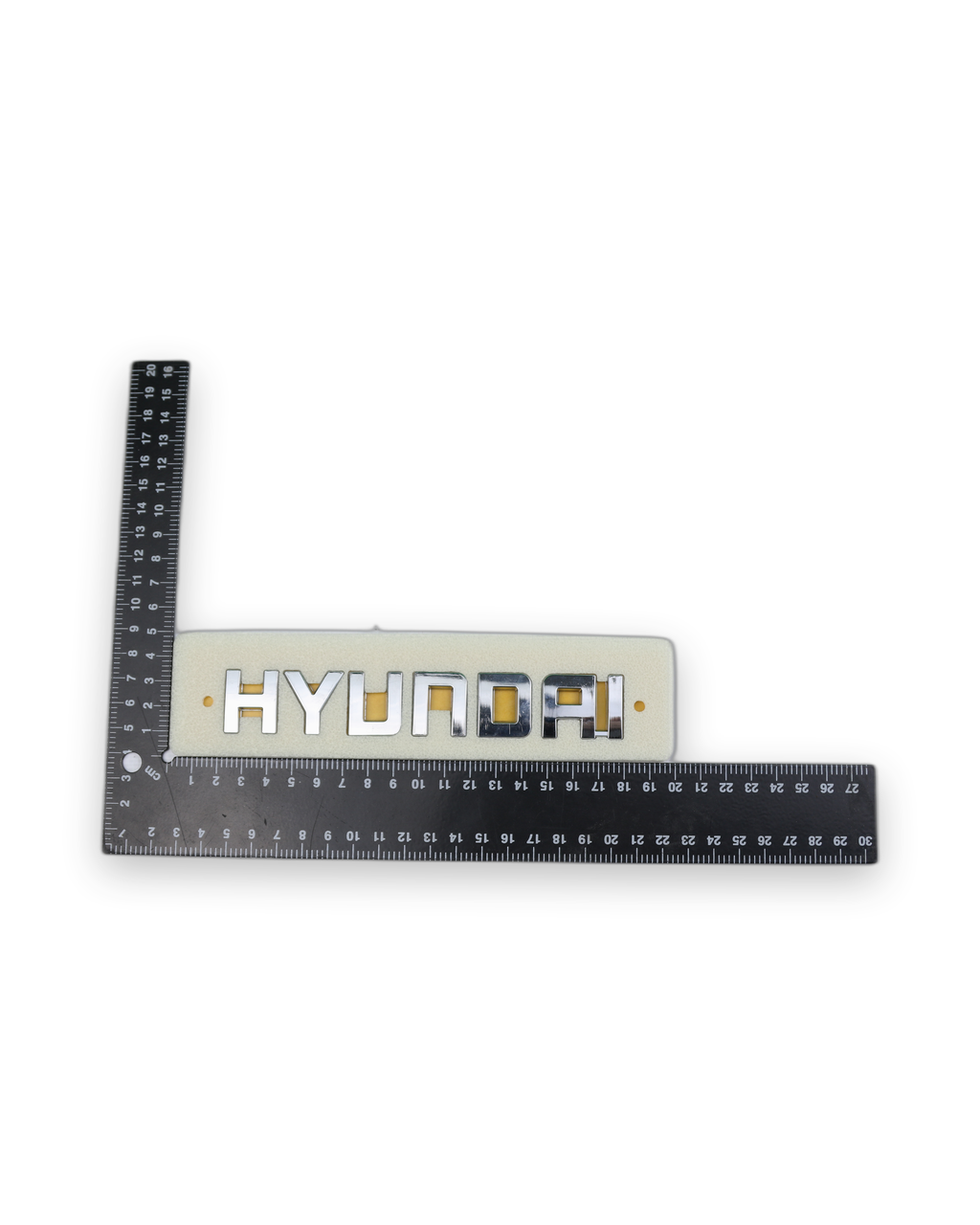 Hyundai Ölçü: 157x25 mm Krom Bagaj Yazısı Hyundai Uyumlu