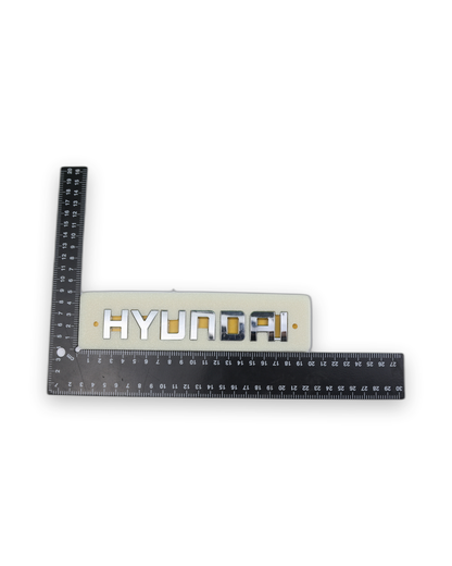 Hyundai Ölçü: 157x25 mm Krom Bagaj Yazısı Hyundai Uyumlu