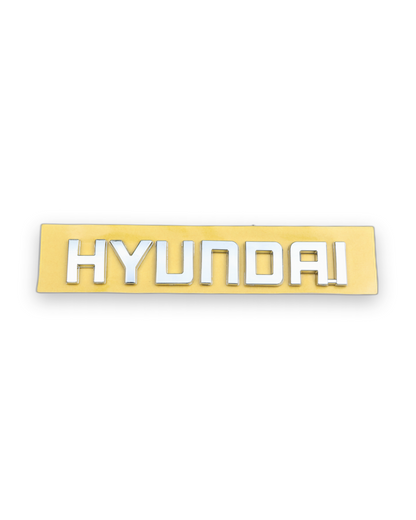 Hyundai Ölçü: 157x25 mm Krom Bagaj Yazısı Hyundai Uyumlu