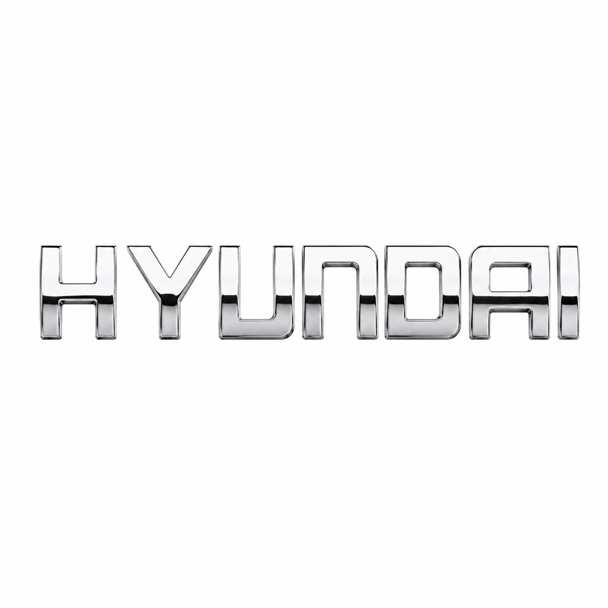 Hyundai Ölçü: 157x25 mm Krom Bagaj Yazısı Hyundai Uyumlu