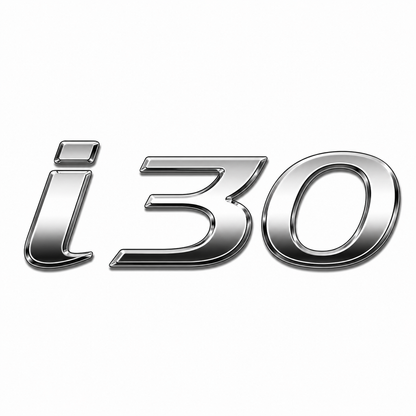 i30 Krom Bagaj Yazısı Hyundai Uyumlu