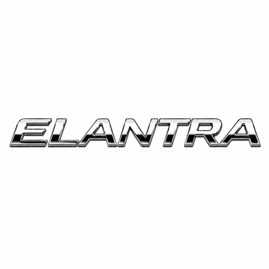 Elantra 2011-2015 Krom Bagaj Yazısı Hyundai Uyumlu