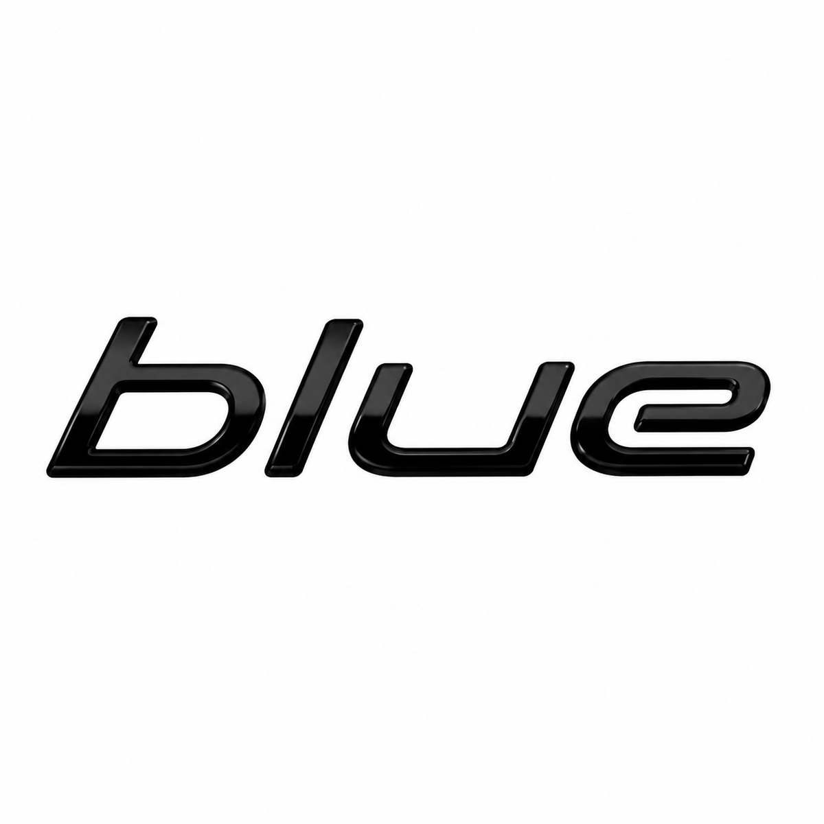 BLUE Küçük, 2011-2018 Krom Mavi Bagaj Yazısı Hyundai Uyumlu